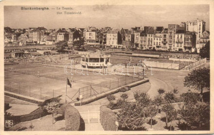 Blankenberge, Blankenberghe; Le Tennis / Tennis court (EK)