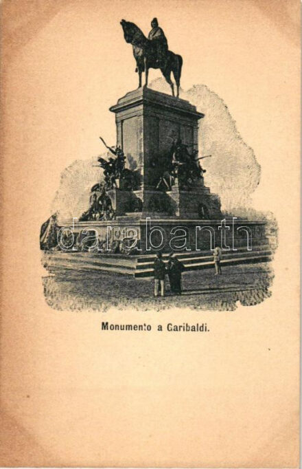 Rome, Roma; Monumento a Giuseppe Garibaldi / statue of Garibaldi (EK)