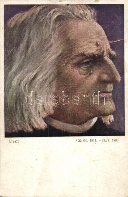 Liszt Ferenc, artist signed (b)