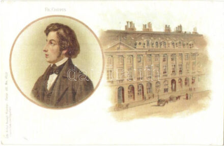Frederic Chopin, Lith-Artist-Anstalt München Serie 46. No. 18337 vorm. Gebrüder Obpacher