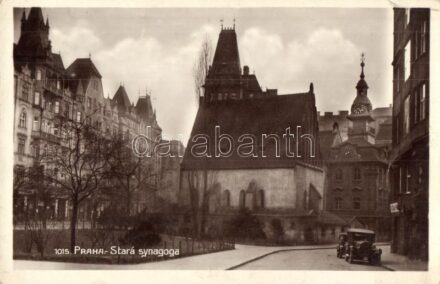 Praha, Prag; Stara Synagoga / old synagogue, automobile