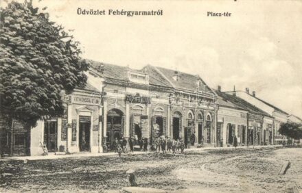 Fehérgyarmat, Piac tér, vendéglő, Tóth Lajos üzlete (EK)