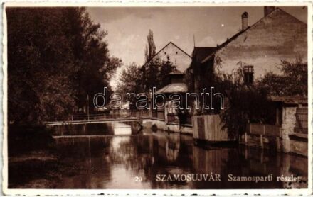 Szamosújvár, Gherla; Szamosparti részlet / riverside view (EK)