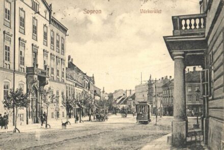 Sopron, Várkerület, villamos