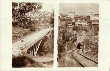 Tornó, Tarnova, Tirnova; viadukt, alagút / railway tunnel, viaduct. photo