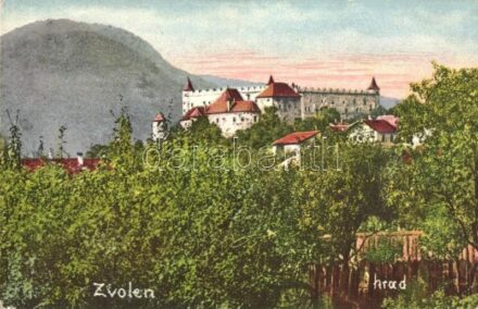Zólyom, Zvolen; Hrad / vár / castle (EK)