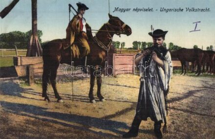 Hortobágy, Magyar népviselet (ragasztónyom / glue mark)