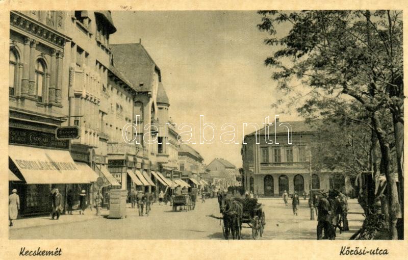 Kecskemét, Kőrösi utca, Csokoládé és cukorka üzlet (EK)