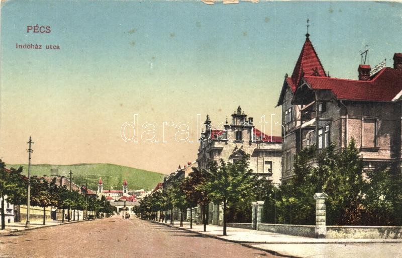 Pécs, Indóház utca (EK)