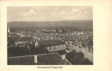 Nagysink, Cincul Mare, Cincu; látkép. C. & A. Wandschneider kiadása / general view (EK)