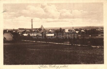 Gelle, Holice; Celkovy pohled. Nakl. Irena Kacerová / látkép / general view (EK)