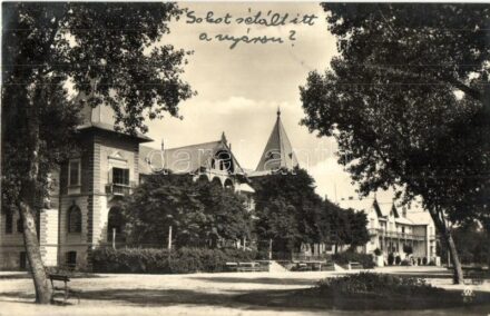 Keszthely, Balaton-parti szállodák. Mérei Ignác kiadása (EK)