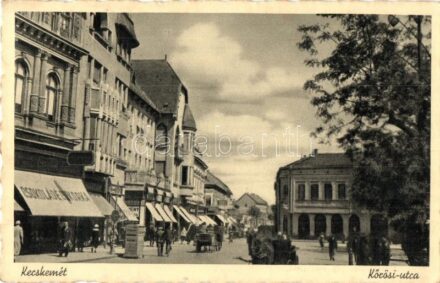 Kecskemét, Kőrösi utca, Csokoládé és cukorka üzlet