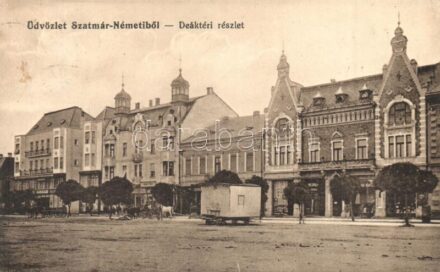 Szatmárnémeti, Satu Mare; Deák tér / square