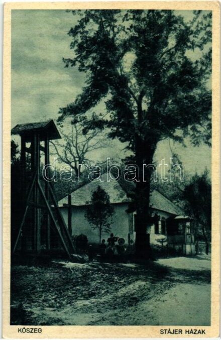 Kőszeg, Stájer házak. Róth Jenő kiadása (EK)