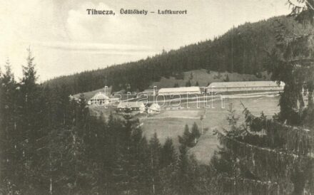 Tihuca, Tihuta (Báránykő, Piatra Fantanel); üdülőhely. Chencinski Jakab kiadása / Luftkurort / spa village (EK)