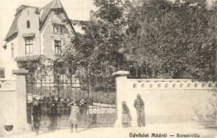Mád, Borsai villa, gyerekek (Borsai Miklós jelentős bornagykereskedő) (EK)
