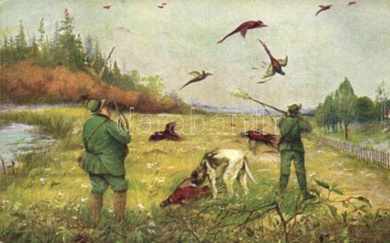 Pheasant hunting. Monopol 286-1.