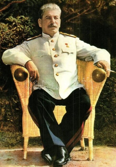 Joseph Stalin - 2 modern unused postcards