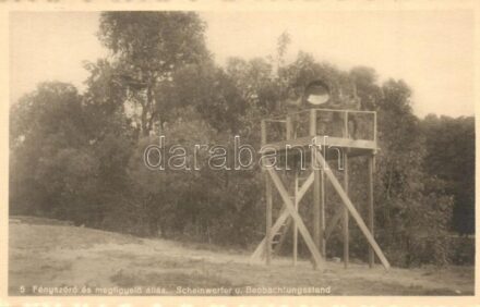 Első világháborús osztrák-magyar fényszóró és megfigyelő állás / Scheinwerfer und Beobachtungsstand / WWI K.u.k. military spotlight and observation post