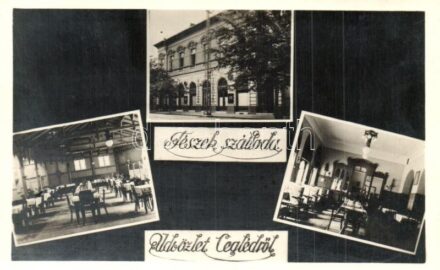 Cegléd, Fészek szálloda és söröző, étterem, külső és belső nézet. Tulajdonos: Özv. Gerley Lepény Mihályné