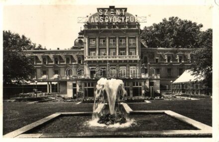 Budapest II. Szent Lukács gyógyfürdő, szökőkút