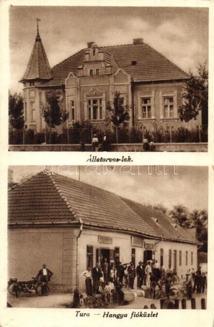 Tura, Állatorvos-lak, Hangya fióküzlete és saját kiadása