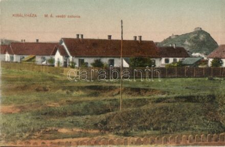 Királyháza, Koroleve; MÁV vasúti kolónia / colony of the Hungarian State Railways