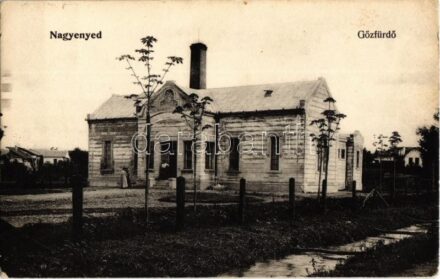 1911 Nagyenyed, Aiud; gőzfürdő. Winkler János kiadása / steam spa