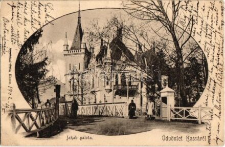 1902 Kassa, Kosice; Jakab palota (Jakab Árpád építész magánlaka). Kiadja Nyulászi Béla / Jakabov palác / architect's palace, villa