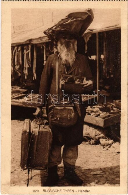 820. Russische Typen. Händler / Russian Jewish vendor. Judaica (EK)