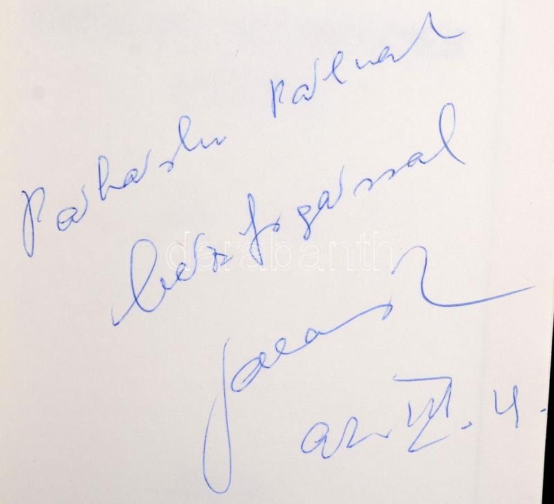 Láttam a Napot. Erdős Krisztina, Kuminetz Géza és Somlai Péter válogatott versei. Veszprém, 1994. Dedikált! Papírkötésben, jó állapotban. + Baranyi Ferenc: Összes szerelmes versei.1957-1991. Bp., 1991, Mixtus Kft. Dedikált! - Image 3