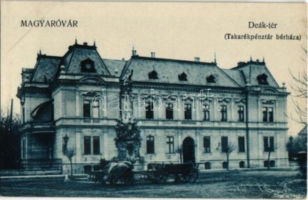Magyaróvár, Mosonmagyaróvár; Deák tér, Takarékpénztár bérháza