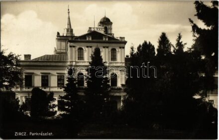 Zirc, Apátsági park. Kiadja Adorján Sándor