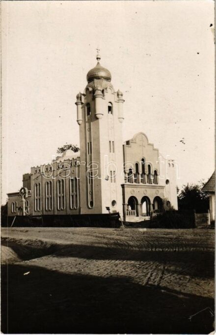 1930 Őrdarma, Storoznica, Storozhnytsia, Storozhnytsya (Ungvár, Uzhorod); Görögkatolikus templom Őrben, épült a hívek adományaiból 1929-1930 években, felszenteltetett 1930. július 20-án / Greek Catholic church. photo
