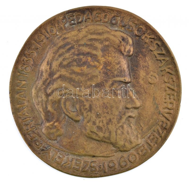 Szántó Gergely (1886-1962) 1960. 'Székely Bertalan 1835-1910 - Pedagógusok Szakszervezete' Br plakett (80mm) T:2