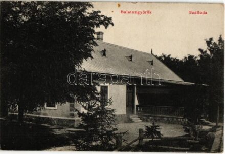 Balatongyörök, szálloda. Mérei Ignác kiadása No. 811.