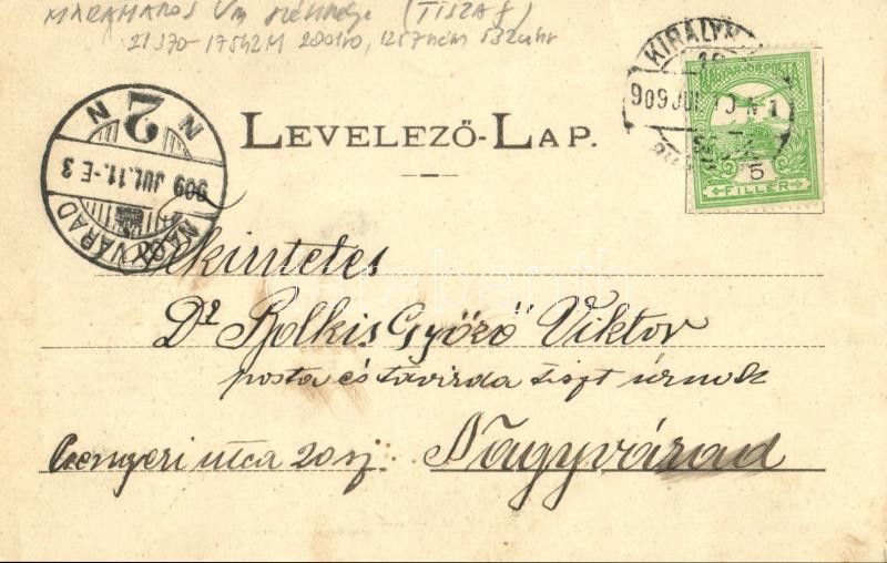 1909 Máramarossziget, Sighetu Marmatiei; Görög katolikus templom / Greek Catholic church - Image 2