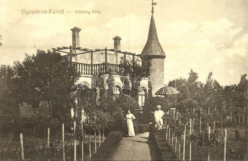 1915 Gyopáros-fürdő (Orosháza), Kökény villa