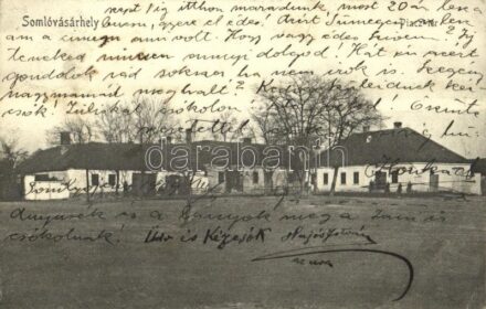 1909 Somlóvásárhely, Piac tér, Vendéglő a szőlőhöz. Németh Sándor kiadása