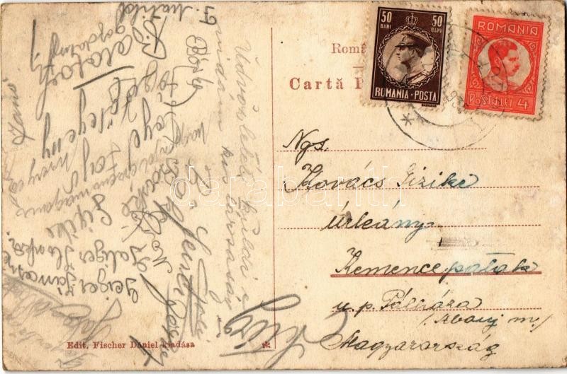 Királydaróc, Craidorolt; Fő utca, Fischer Dániel üzlete és saját kiadása / main street with shop (fa) - Image 2