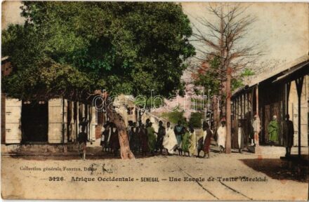 1913 Meckhe, Une Escale de Traite. Afrique Occidentale / street view (fl)