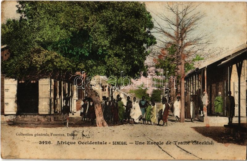 1913 Meckhe, Une Escale de Traite. Afrique Occidentale / street view (fl)