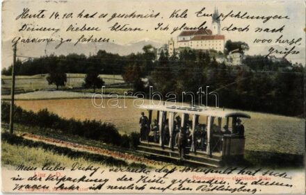 1905 Linz, Pöstlingsberg electrische Bahn, Pöstlingbergbahn / narrow-gauge electric railway 'mountain tramway' (EK)