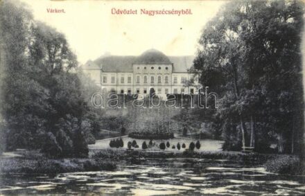 1909 Szécsény, Nagyszécsény (Nógrád); Forgách kastély, várkert (Rb)