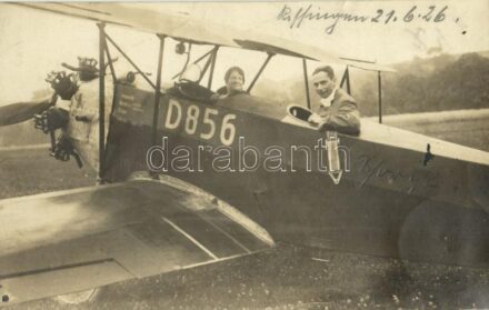 1926 Bad Kissingen, Deutsches Flugzeug D 856 / German airplane D 856. photo (fl)
