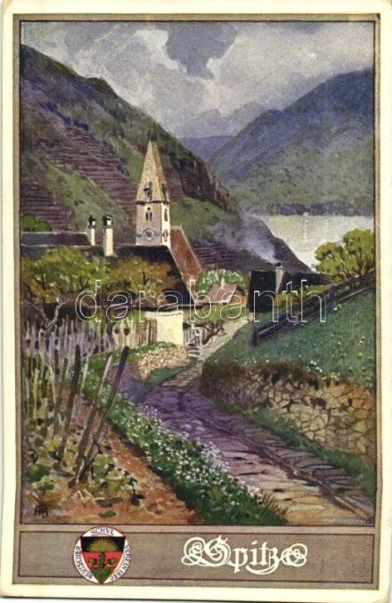 Spitz an der Donau, Deutscher Schulverein Karte Nr. 173.