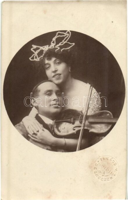 Káldor Dezső és Görög Olga a Favorit c. darabban / Hungarian actor and actress, photo