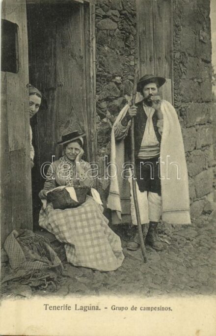 Tenerife Laguna, Grupo de campesinos / farmers, Spanish folklore