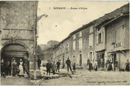 1915 Dourgne, Avenue d'Arfous, Epicerie / street, grocery
